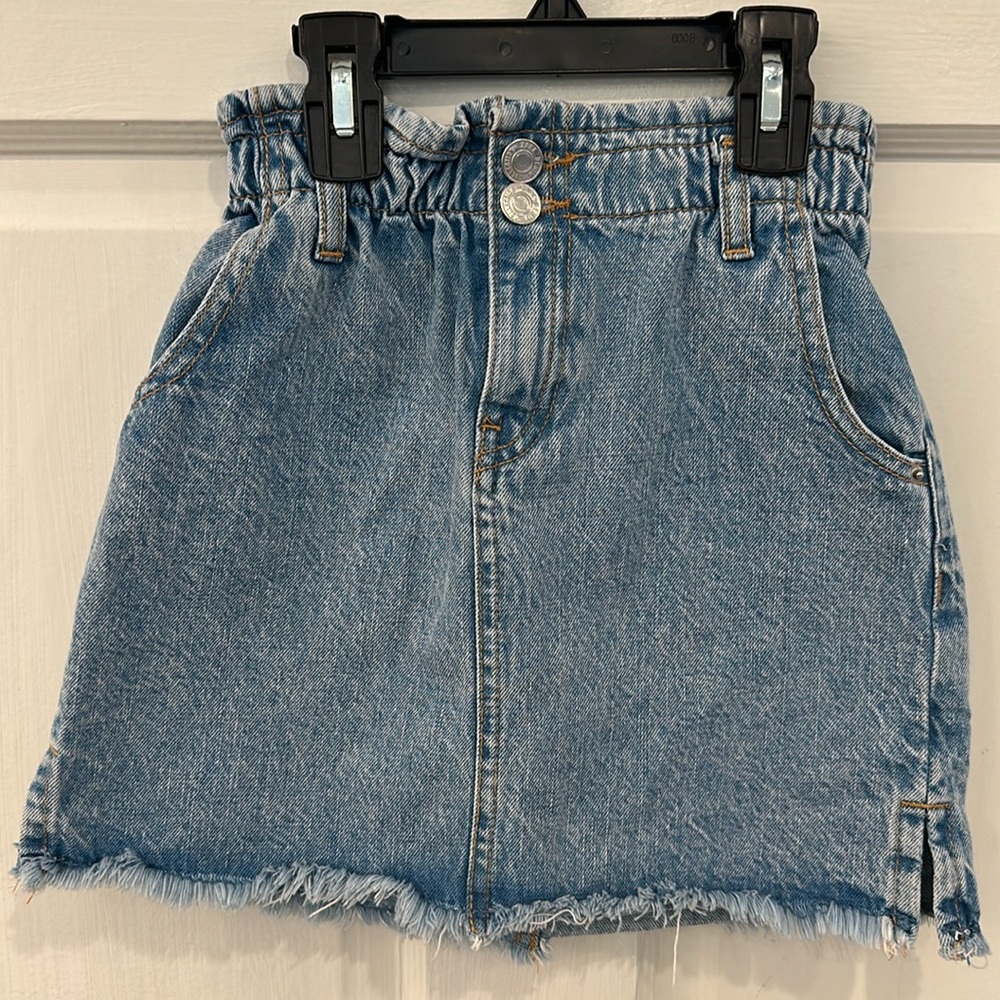 Zara Girls Denim Jean Skirt Size 7